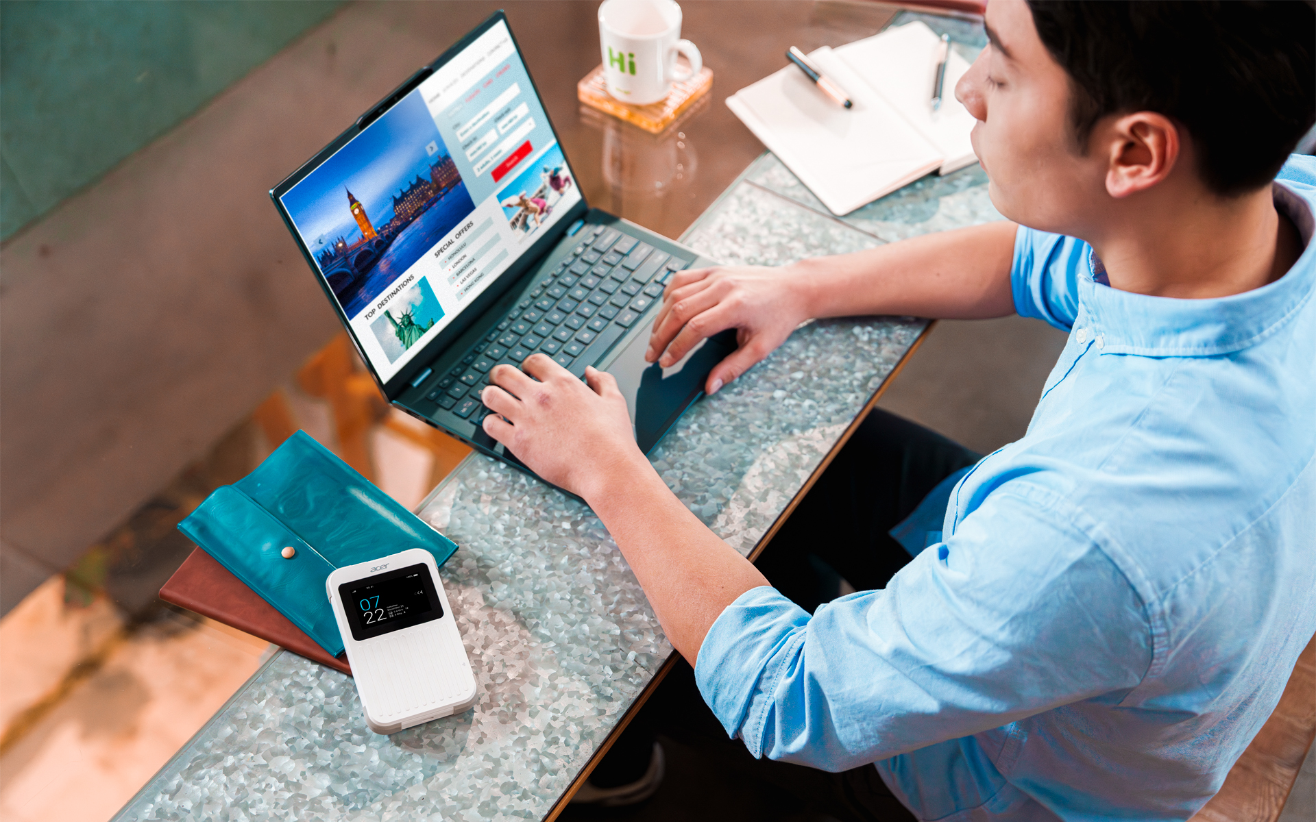 Acer Connect M6E 5G Mobile WiFi — global connectivity
