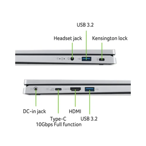 Aspire 3 Spin Laptop | A3SP14-31PT | Silver - Image 3