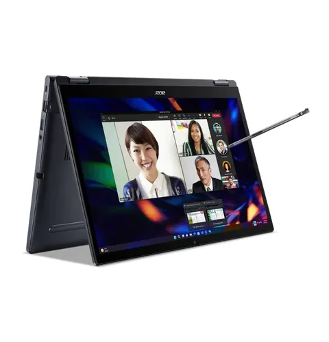 TravelMate Spin P4 Convertible Laptop | 4G/LTE TMP414RN-53-TCO | Blue