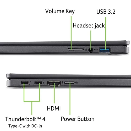 Chromebook Plus Spin 714 touchscreen | CP714-1HN | Silver - Image 14