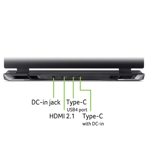 Acer Nitro 17 Gaming Laptop | AN17-42 | Black | AZERTY - Image 12